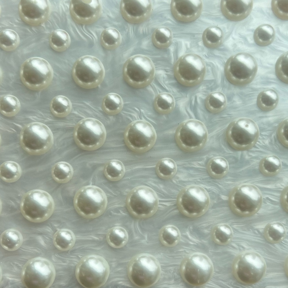ZARA Pearl Embellished Box Clutch